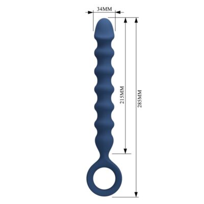 Mr play - bolinhas anal de silicone azuis e plug anal - ø - 3,4 cm - 28,5 cm - image 9