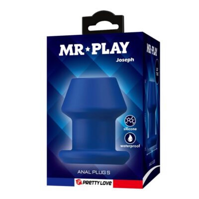 Mr play - jack blue silicone oco plug anal tamanho s - image 3