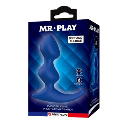 Alternative view of MR PLAY - PLUG ANAL AZUL ERGONÔMICO