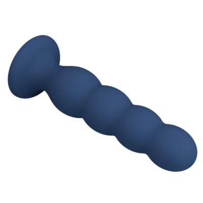 Mr play - plug anal com 4 bolinhas de metal e ventosa azul - image 6