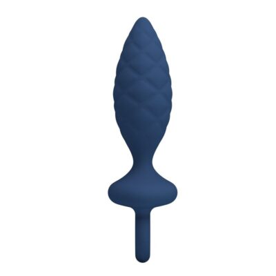 Mr play - plug anal texturizado com anel azul m - image 4