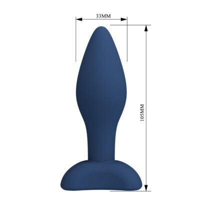 Mr play - plug anal de silicone cônico azul m - image 8