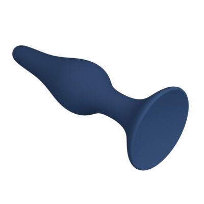 Mr play - plug anal de silicone fino azul l - image 5