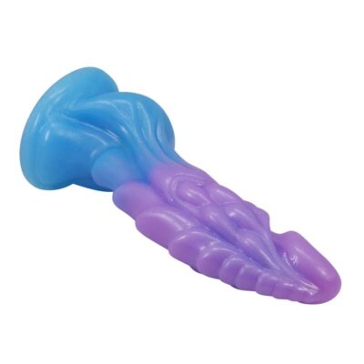 Power monsters - dildo realista atlanteans com ventosa 19 cm ø 5 cm azul e roxo power monsters caliente. Pt
