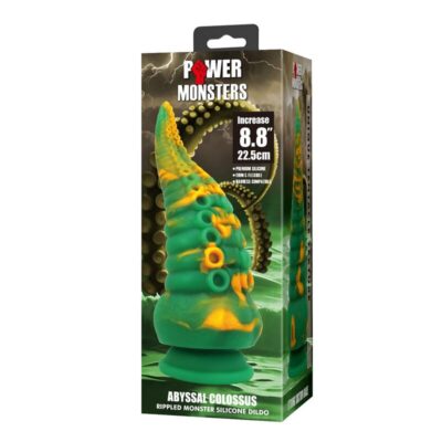 Power monsters - abyssal colossus bicolor fantasy silicone dildo 22,5 cm ø 6 cm power monsters caliente. Pt