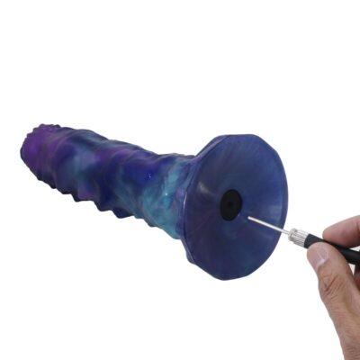 Power monsters - duskwalker sentinel tricolor dildo de silicone inflável fantasia 23 cm ø 5 cm power monsters caliente. Pt