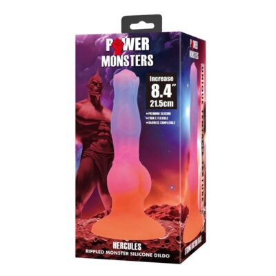 Alternative view of POWER MONSTERS - DILDO DE SILICONE HERCULES FANTASY 21,5 CM Ø 5 CM