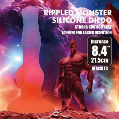 Power monsters - dildo de silicone hercules fantasy 21,5 cm ø 5 cm power monsters caliente. Pt