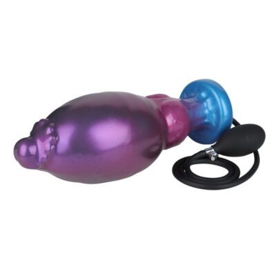 Power monsters - rift titan bicolor dildo de silicone inflável fantasia 24 cm ø 5 cm power monsters caliente. Pt