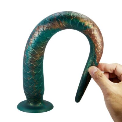Power monsters - wildwyrm tail bicolor fantasy silicone dildo 47 cm ø 4 cm power monsters caliente. Pt