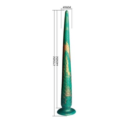 Power monsters - wildwyrm tail bicolor fantasy silicone dildo 47 cm ø 4 cm power monsters caliente. Pt