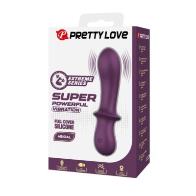 Pretty love - vibrador recarregável abigail com 10 funções - roxo - image 3