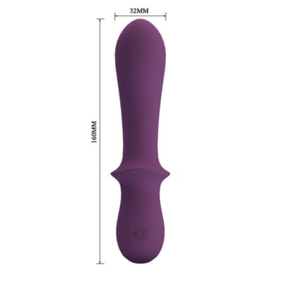 Pretty love - vibrador recarregável abigail com 10 funções - roxo - image 9