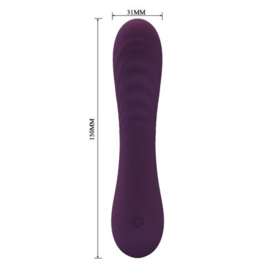 Pretty love - vibrador recarregável alexisrose com 10 funções - roxo - image 9