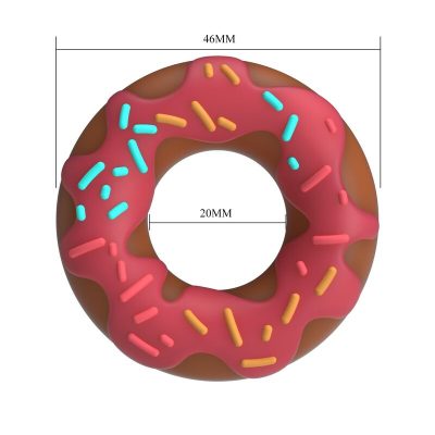 Pretty love - anel peniano super donut rosa - image 6