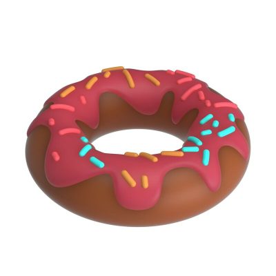 Pretty love - anel peniano super donut rosa - image 5