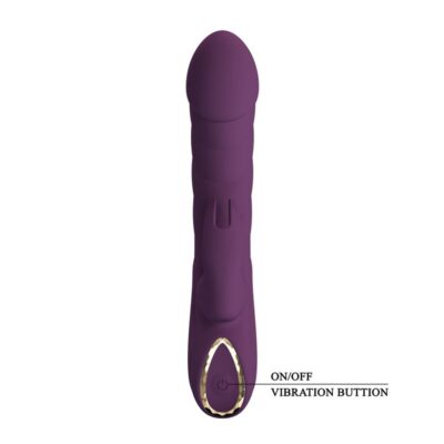 Pretty love - vibrador coelho recarregável harper com 10 funções - roxo - image 9
