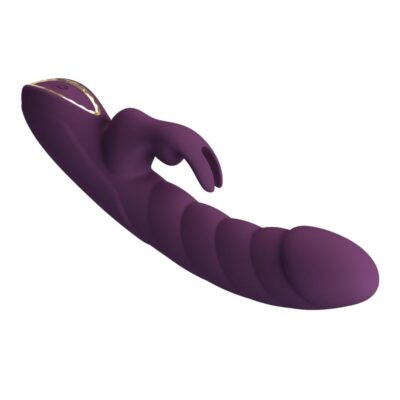 Pretty love - vibrador coelho recarregável harper com 10 funções - roxo - image 7