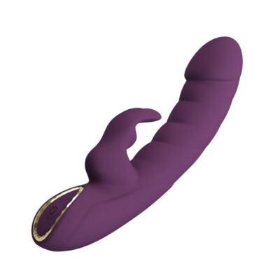 Pretty love - vibrador coelho recarregável harper com 10 funções - roxo - image 6