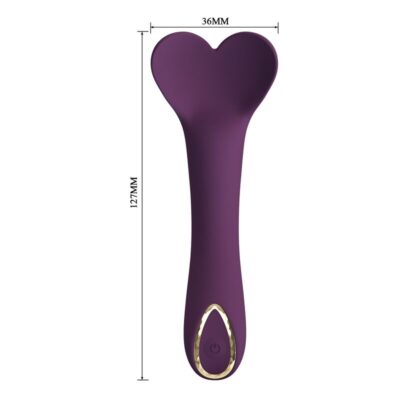 Pretty love - vibrador recarregável kenyell com 10 funções - roxo - image 9