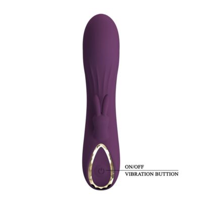 Pretty love - vibrador coelho recarregável landyn com 10 funções - roxo - image 7