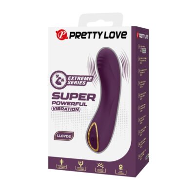 Pretty love - vibrador recarregável lloyde com 10 funções - roxo - image 3