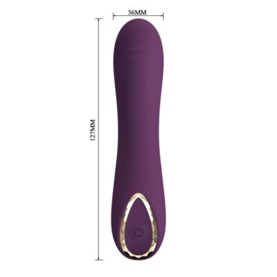 Pretty love - vibrador recarregável lloyde com 10 funções - roxo - image 8