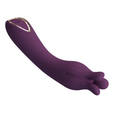 Pretty love - vibrador recarregável lunao com 10 funções roxo - image 7