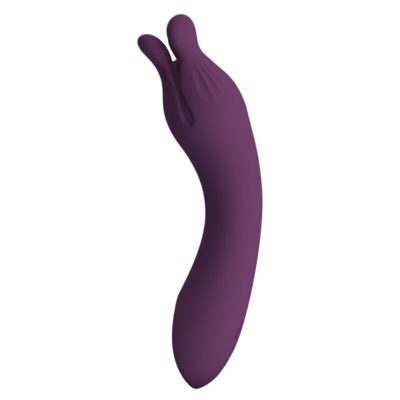 Pretty love - vibrador recarregável lunao com 10 funções roxo - image 4