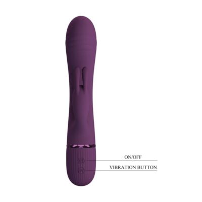 Alternative view of PRETTY LOVE - VIBRADOR COELHO RECARREGÁVEL ROCCO COM 10 FUNÇÕES - ROXO