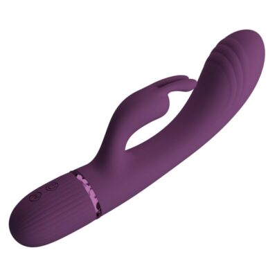 Pretty love - vibrador coelho recarregável rocco com 10 funções - roxo - image 7