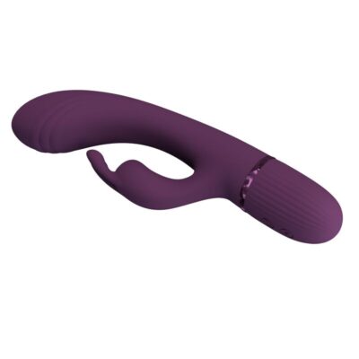 Pretty love - vibrador coelho recarregável rocco com 10 funções - roxo - image 8