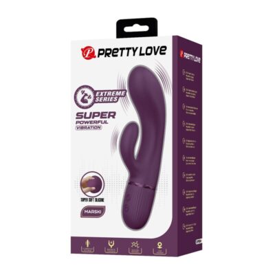 Pretty love - margie vibrador coelho recarregável com 10 funções roxo - image 3