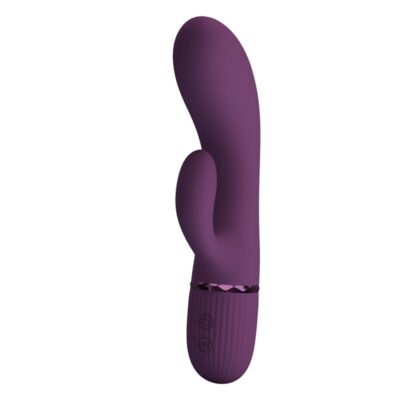 Alternative view of PRETTY LOVE - MARGIE VIBRADOR COELHO RECARREGÁVEL COM 10 FUNÇÕES ROXO
