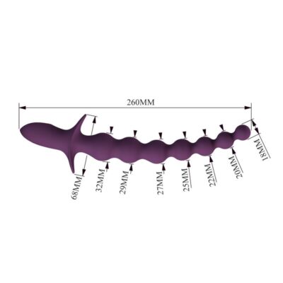 Pretty love - madison vibrador anal recarregável com 10 funções - image 6