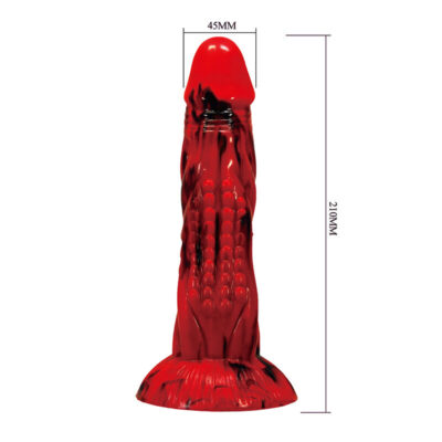 Power monsters - dildo fantasia minotauro com ventosa 21 cm ø 5 cm vermelho e preto power monsters caliente. Pt