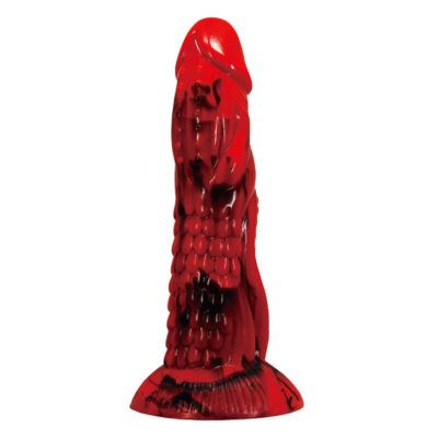 Alternative view of POWER MONSTERS - DILDO FANTASIA MINOTAURO COM VENTOSA 21 CM Ø 5 CM VERMELHO E PRETO