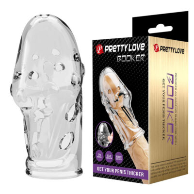 PRETTY LOVE - CAPA PENIANA ROCKER PARA AUMENTAR A ESPESSURA DO SEU PÊNIS TRANSPARENTE