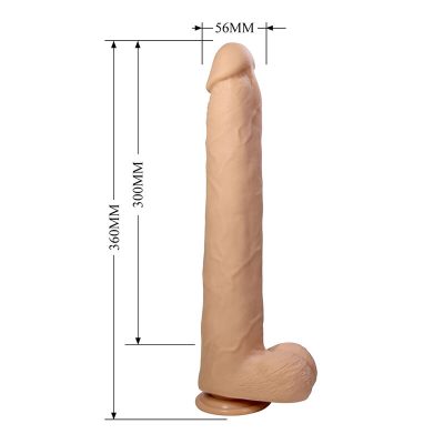 PRETTY LOVE - DANY DILDO FLEXÍVEL REALISTA COM VENTOSA 36 CM -Ø- 5,6 CM 14 Pretty love - dany dildo flexível realista com ventosa 36 cm -ø- 5,6 cm - image 7