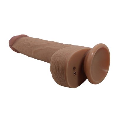 Pretty love - tommy vibrador realista com controle remoto e empurração marrom escuro - image 2