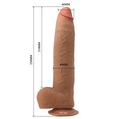 Pretty love - evander dildo flexível realista com ventosa 23 cm -ø- 4. 9 cm - image 4