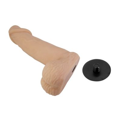 Pretty love - arnês zane com dildo flexível 17 cm ø 4,3 cm natural - image 4