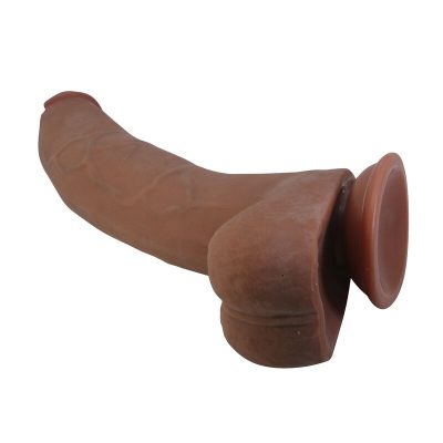 Pretty love - ulric dildo flexível realista 26 cm ø 5,5 cm tpe marrom - image 4