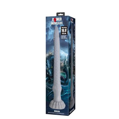 Alternative view of POWER MONSTERS - DILDO DE SILICONE BASILISK FANTASY 43 CM Ø 5 CM