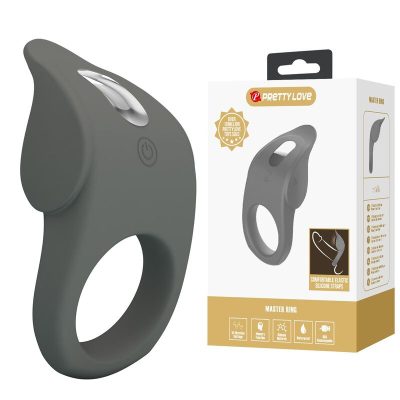 Pretty love - anel vibratório de silicone flexível e recarregável - image 9