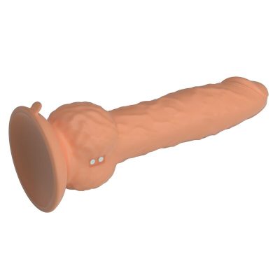 Pretty love - eren dildo vibratório com empurração 20,5 cm ø 4,5 cm natural - image 6