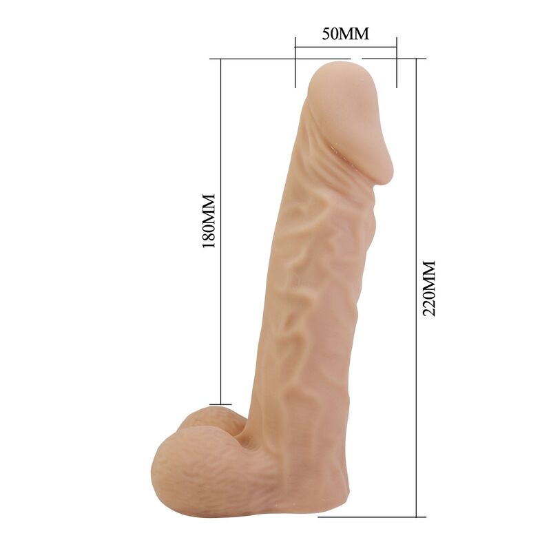 PRETTY LOVE - ARNÊS JOLYON COM DILDO FLEXÍVEL 22 CM Ø 4,8 CM NATURAL 6 Pretty love - arnês jolyon com dildo flexível 22 cm ø 4,8 cm natural - image 6