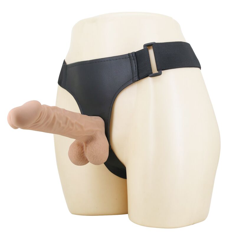 PRETTY LOVE - ARNÊS JOLYON COM DILDO FLEXÍVEL 22 CM Ø 4,8 CM NATURAL 2 Pretty love - arnês jolyon com dildo flexível 22 cm ø 4,8 cm natural - image 2