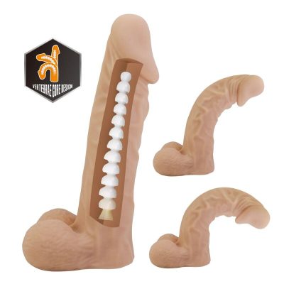 PRETTY LOVE - ARNÊS JOLYON COM DILDO FLEXÍVEL 22 CM Ø 4,8 CM NATURAL 14 Pretty love - arnês jolyon com dildo flexível 22 cm ø 4,8 cm natural - image 7