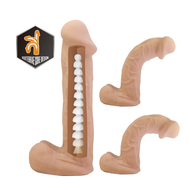 PRETTY LOVE - KASPAR HARNESS COM DILDO FLEXÍVEL 21 CM Ø 5 CM NATURAL 5 Pretty love - kaspar harness com dildo flexível 21 cm ø 5 cm natural - image 5